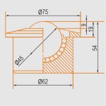 Bile de transfer KO-45