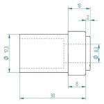 Capat rola transportoare KTR 20×1.5-08 KS